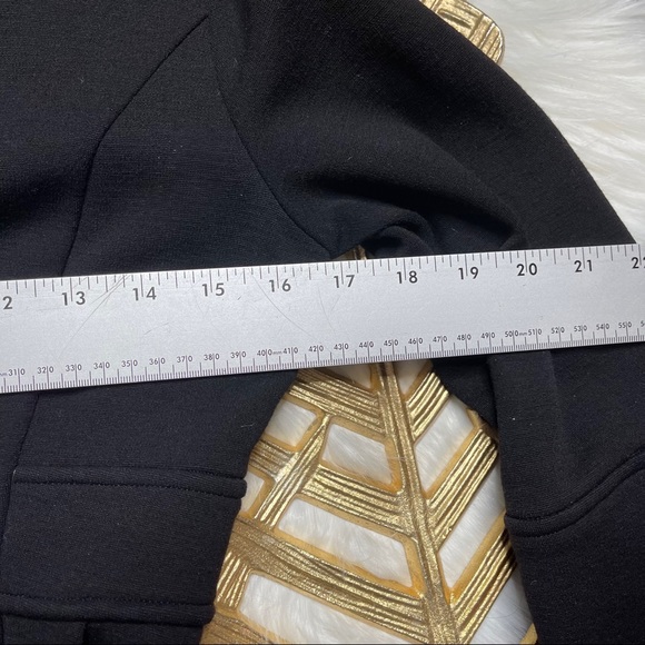 Diane Von Furstenberg Half Button Down Black Dress - Picture 7 of 12